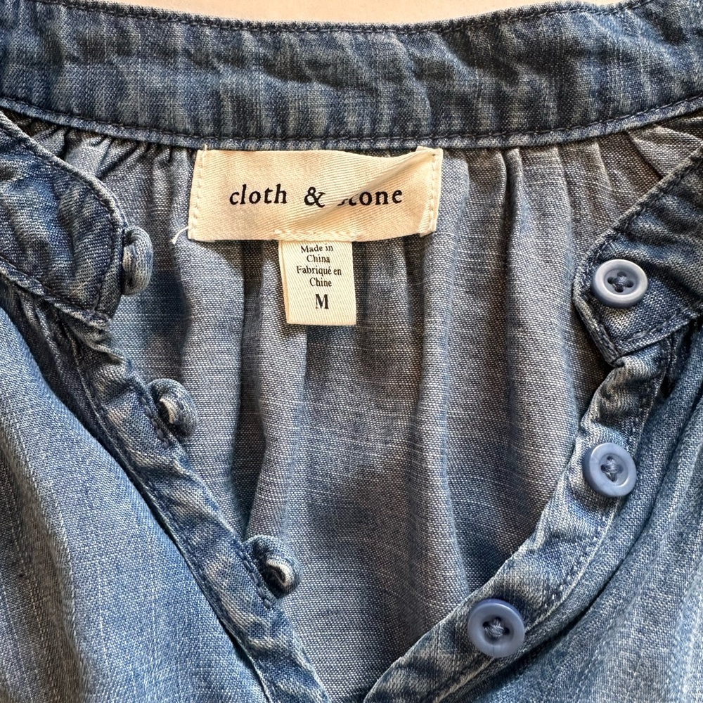Cloth and Stone NWOT Tencel Blouse Size M - Picture 3 of 5